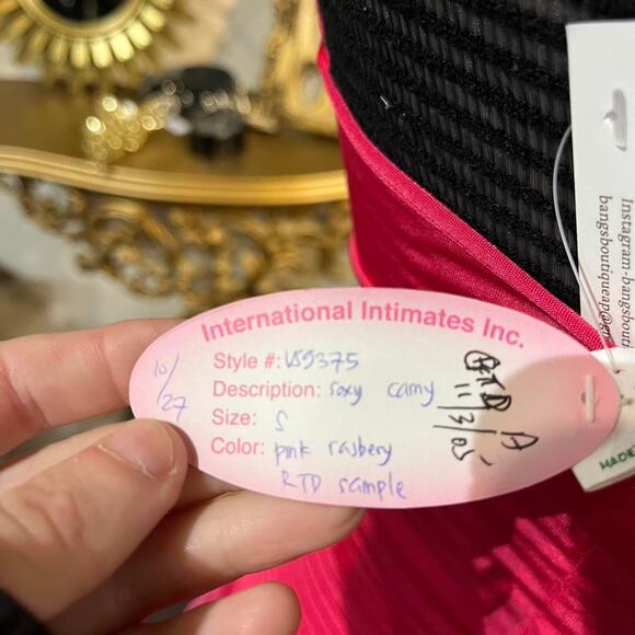 Vintage Y2K René Rofé Pink Ruffle Trim Lingerie Cami (S) - Picture 8 of 8